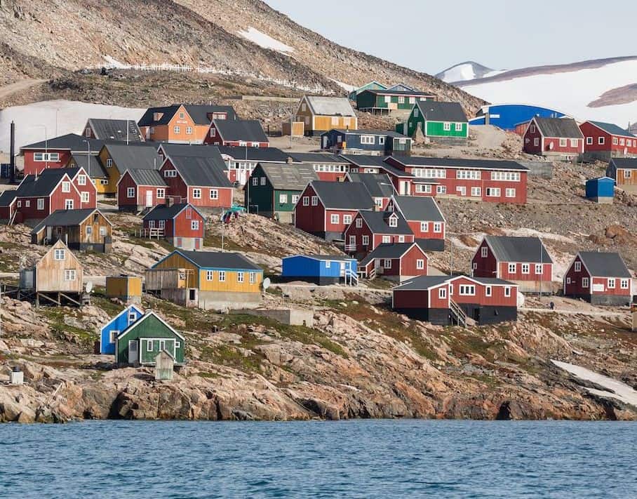 Colourful houses at Ittoqqortoormiit, Greenland ​