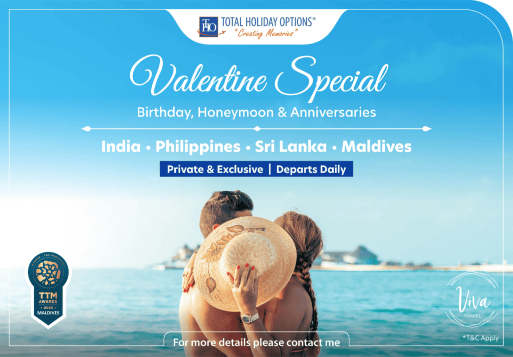 Valentine Special with Viva Travel and Total Holiday Options